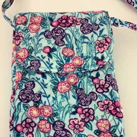 Vera Bradley Mickey Print Phone Case Adjustable Strap - Picture 2 of 6